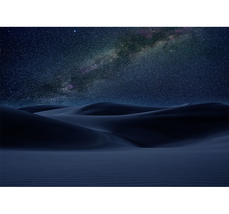 Fotomurais modernos Noite estrelada no deserto - TenStickers