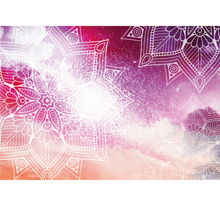 Mural de parede mandalas com motivos mandálicos elaborados - TenStickers