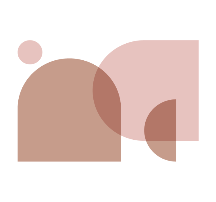 Novos fotomural decorativo abstrato em estilo boho geométrico - TenStickers