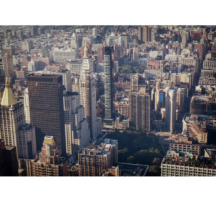 Fotomurais cidades e países vista urbana - TenStickers