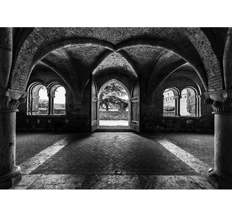 Murais de Parede 3D Ilusão de ótica de parede de tijolos - TenStickers