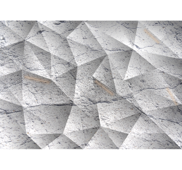 Fotomurais texturas e padrões estilo pedra geométrica - TenStickers