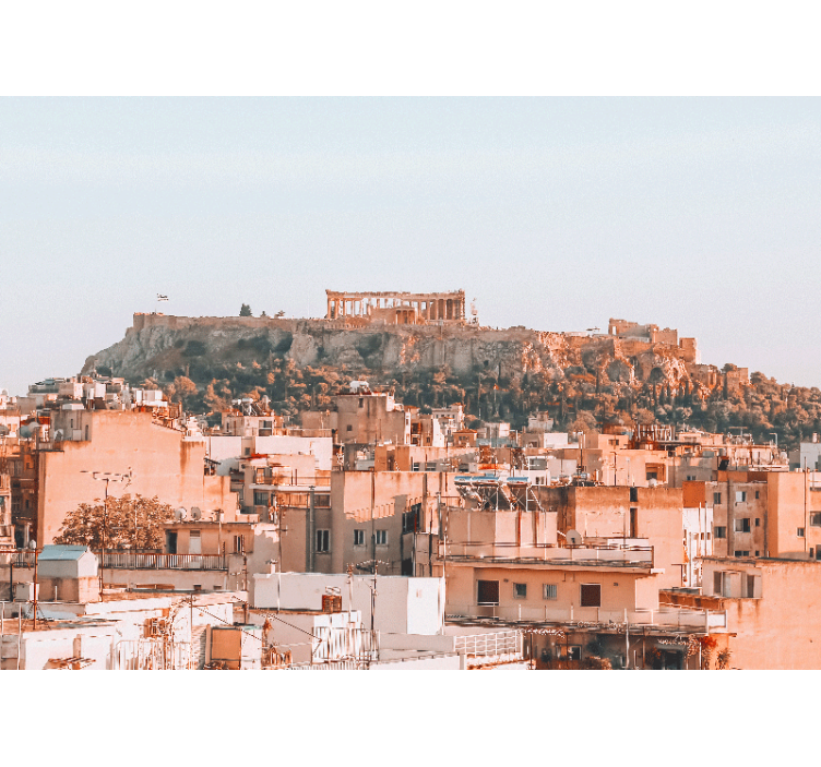 Fotomurais cidades e países paisagem da atenas - TenStickers