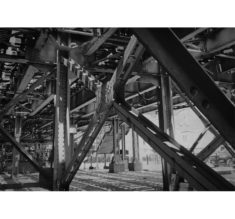 Fotomurais cidades e países design estrutural urbano - TenStickers