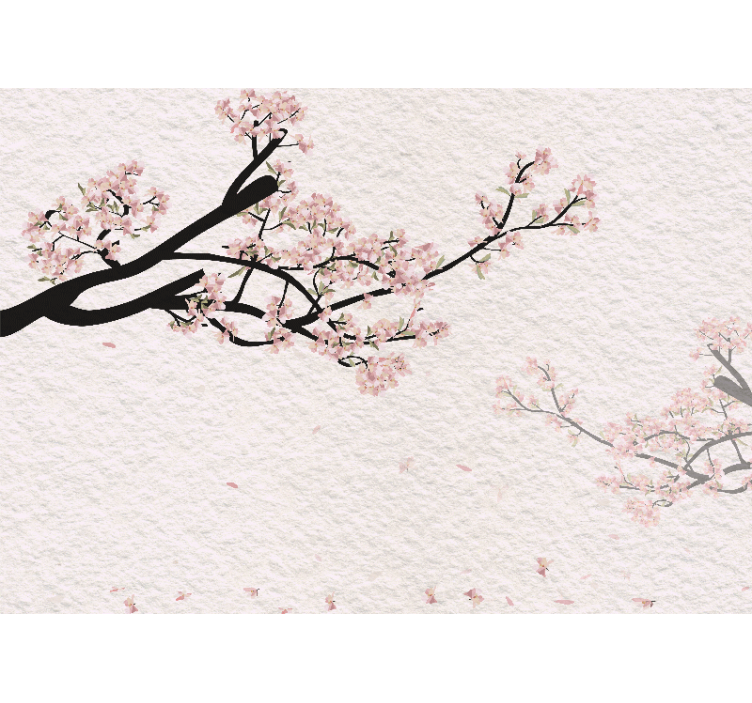 Mural de parede flor de cerejeira - TenStickers