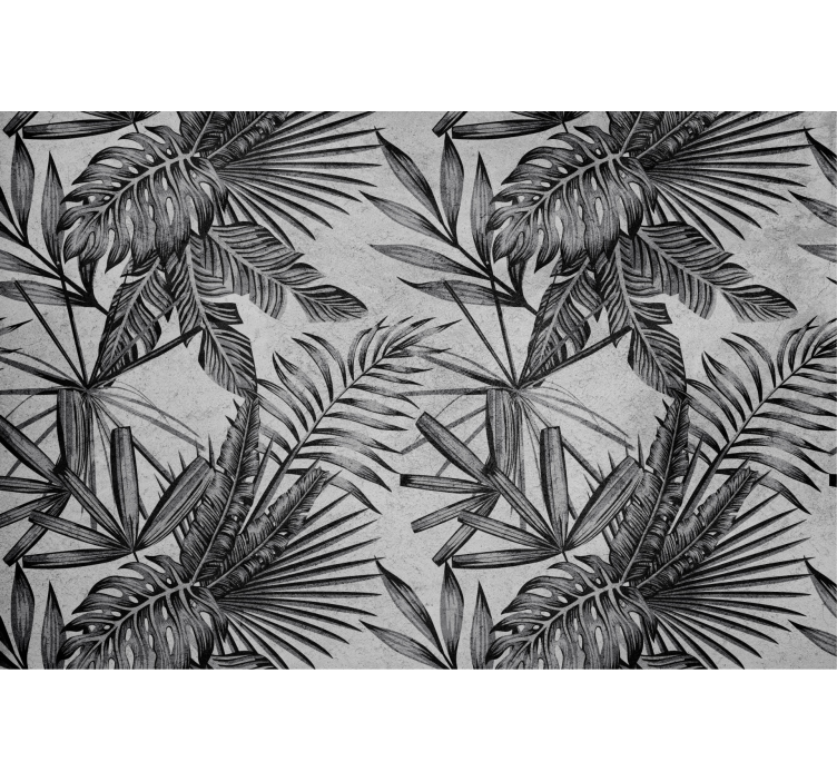 Fotomurais adesivos para casa de banho plantas de concreto - TenStickers