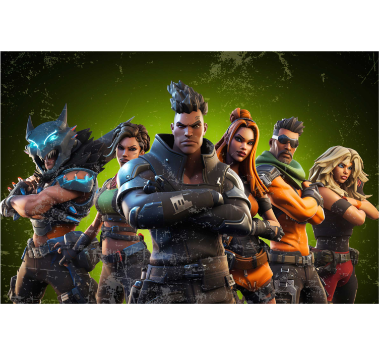 Mural de parede juvenil personagens épicasPersonagens épicas - TenStickers