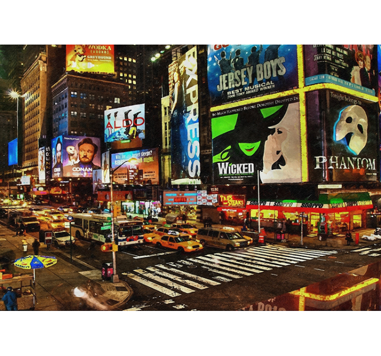 Fotomural decorativo de Nova York Broadway - TenStickers