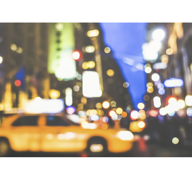 Fotomural noite borrada em nova york - TenStickers