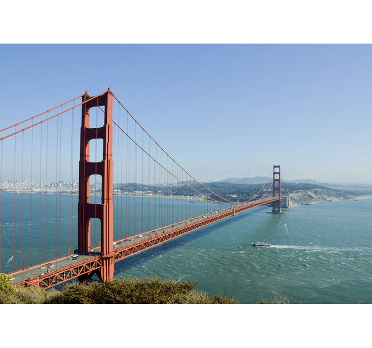 Fotomural de parede Golden Gate Bridge - TenStickers