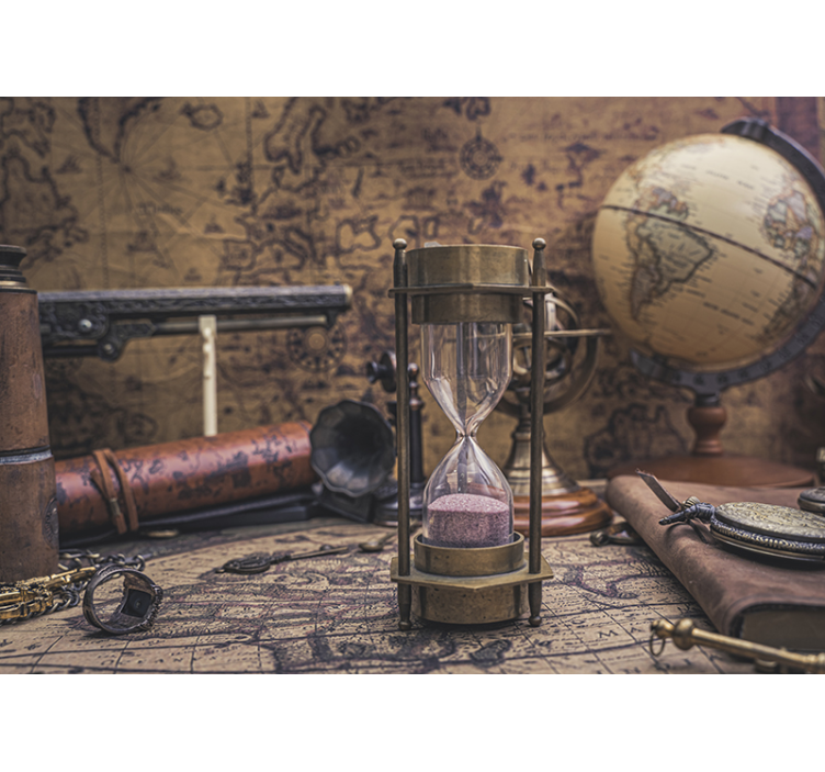 Fotomural de parede mapa do mundo vintage - TenStickers