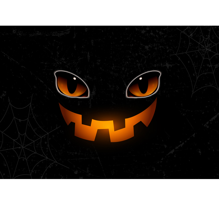 Murais de Parede Gato assustador de halloween - TenStickers