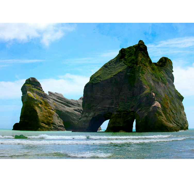 Mural de parede montanha majestosa paisagem montanhosa - TenStickers