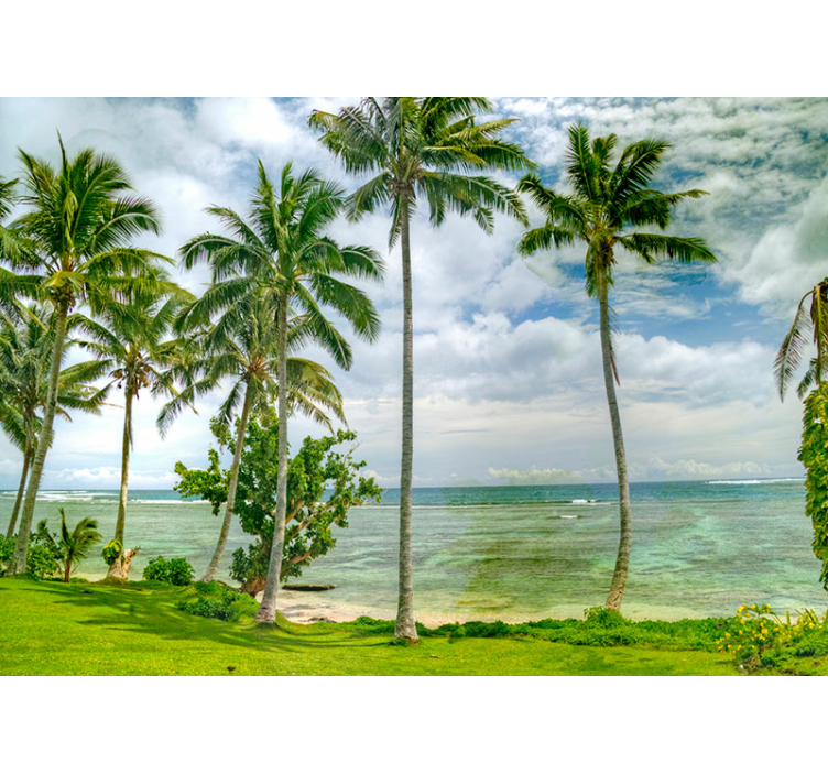Fotomurais de paisagens Praia de samoa - TenStickers