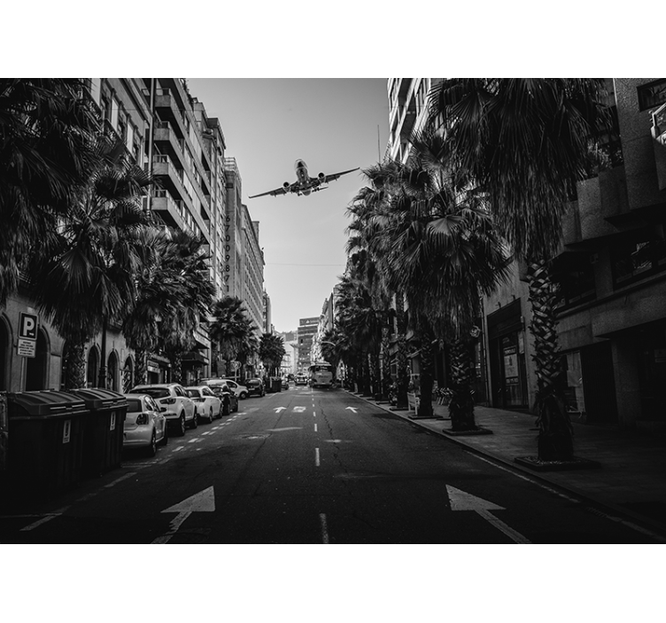 Fotomurais cidades e países vista aérea urbana - TenStickers