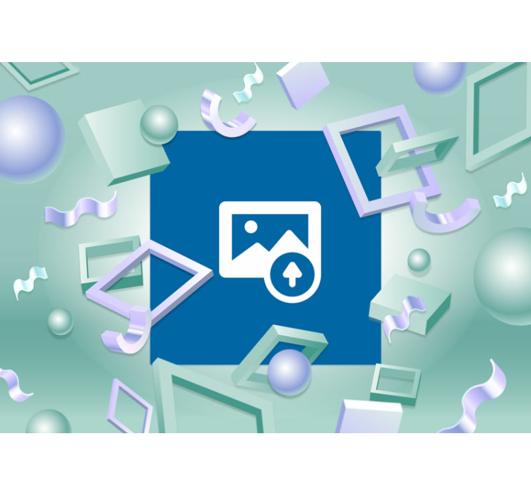 Fotomurais flores mão segurando flor - TenStickers