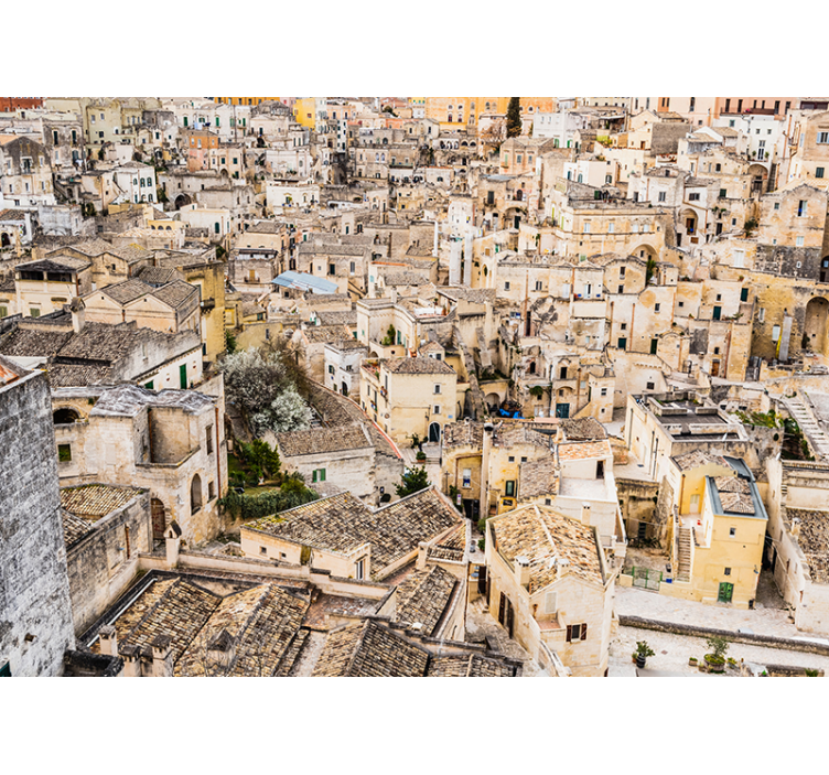 Murais de Parede Fundo sassi di matera - TenStickers