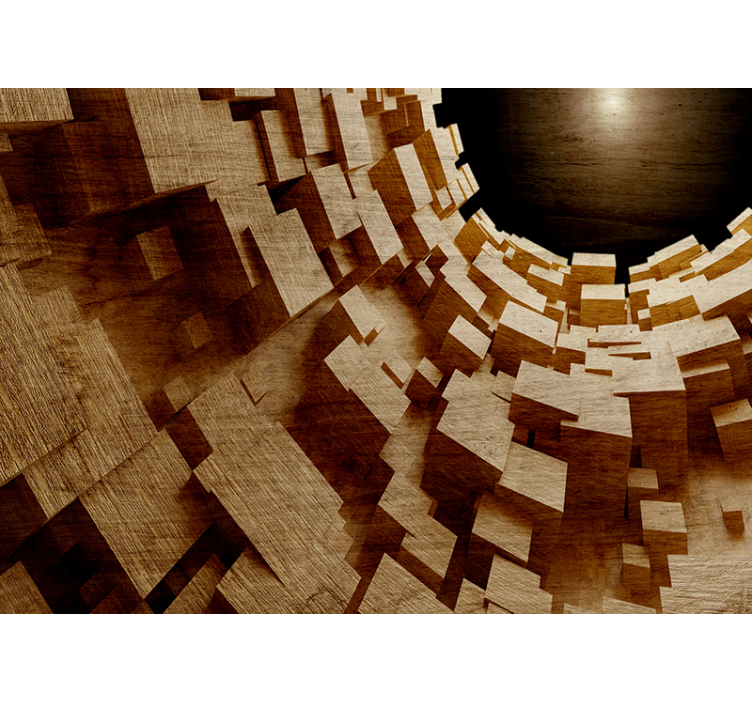 Fotomurais texturas e padrões colagem de textura geométrica - TenStickers