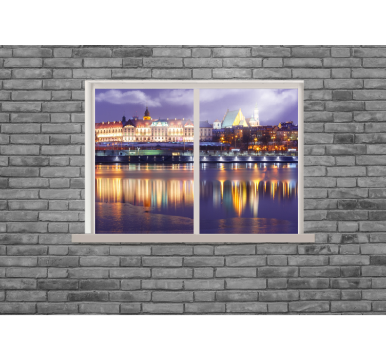 Fotomurais cidades e países iluminação noturna urbana - TenStickers