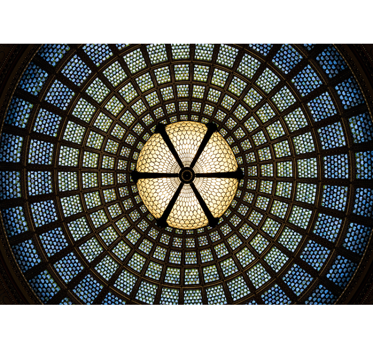 Murais de Parede 3D teto de vitral - TenStickers