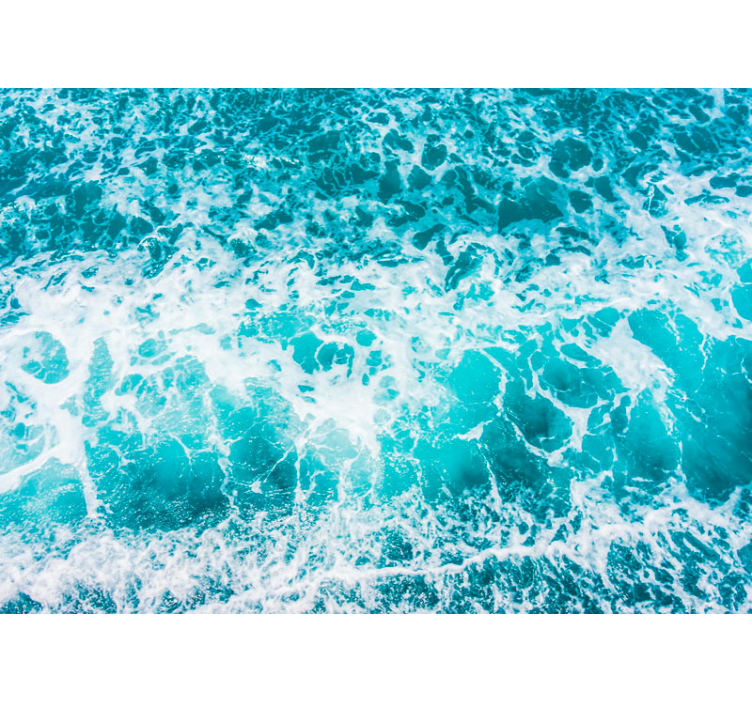 Mural de parede mar casal abraçando ondas - TenStickers