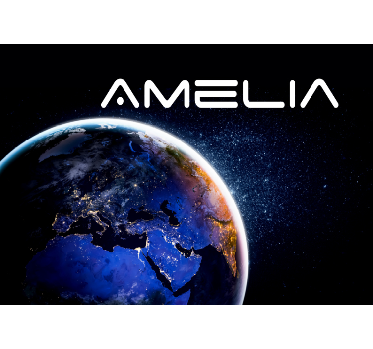 Murais de Parede A terra vista do espaço - TenStickers