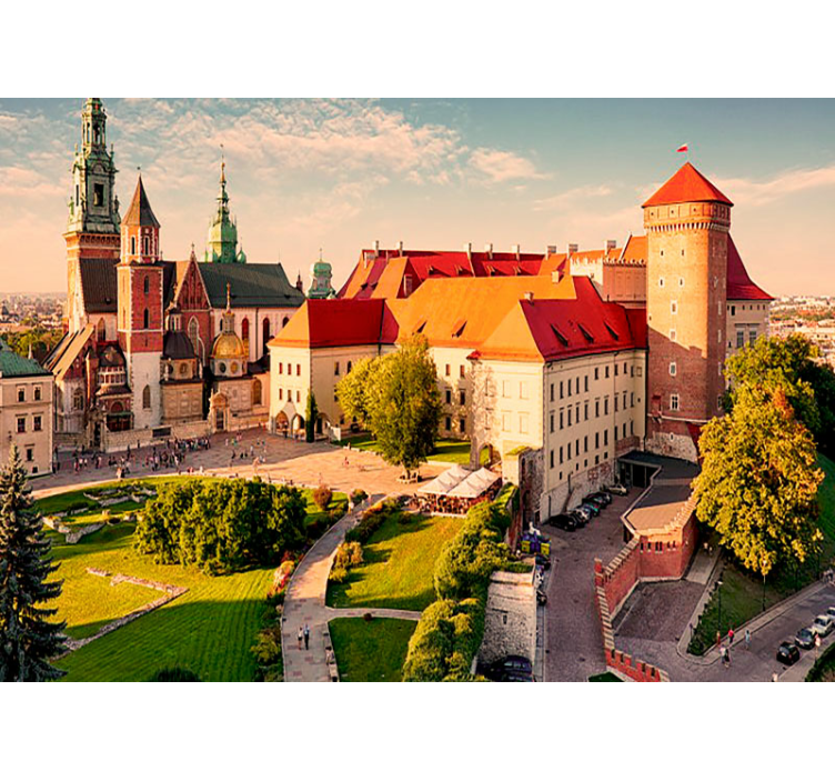 Murais de Parede Wawel em cracóvia - TenStickers