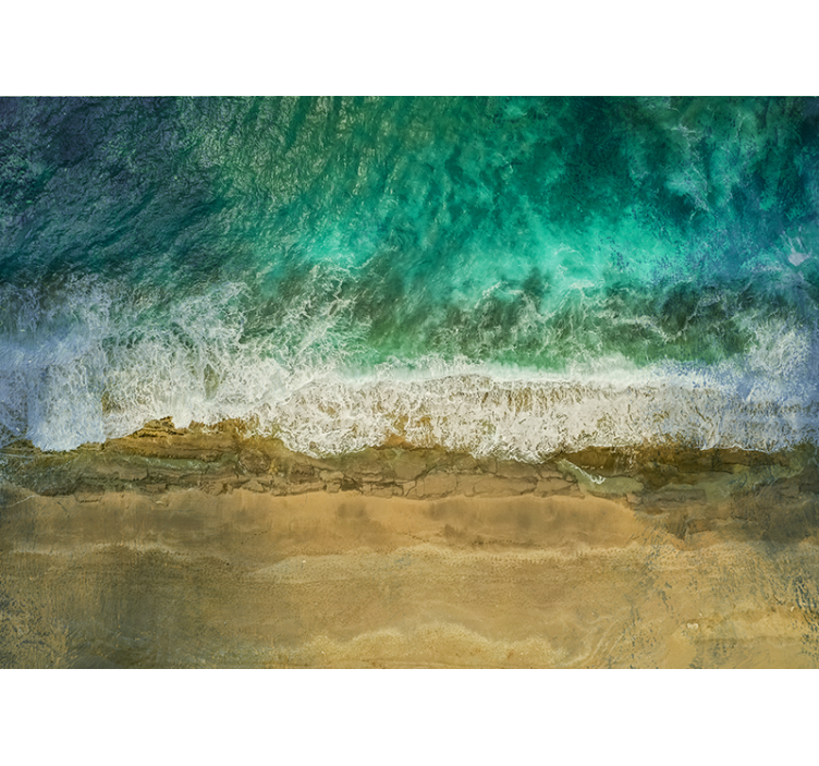 Fotomurais de paisagens água do mar vintage - TenStickers