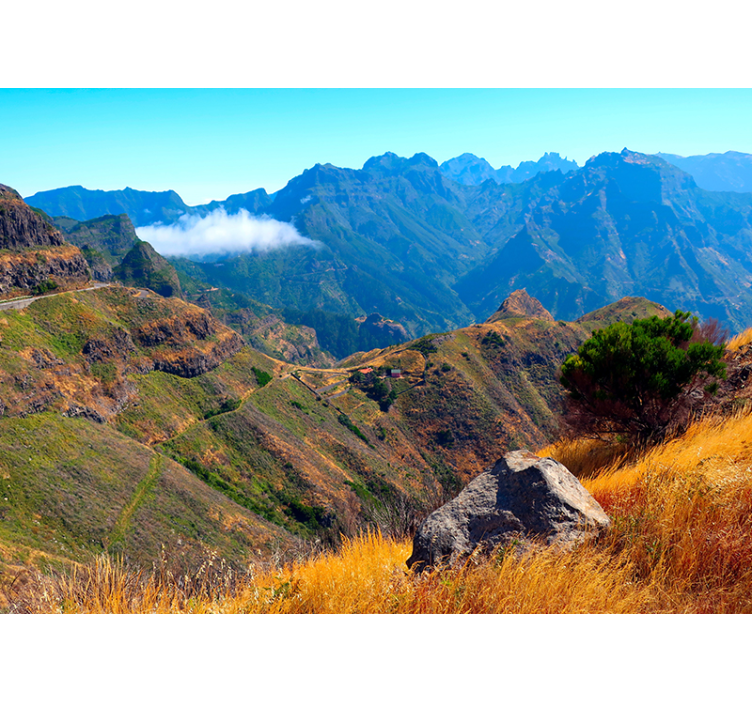 Mural de parede montanha vista majestosa - TenStickers