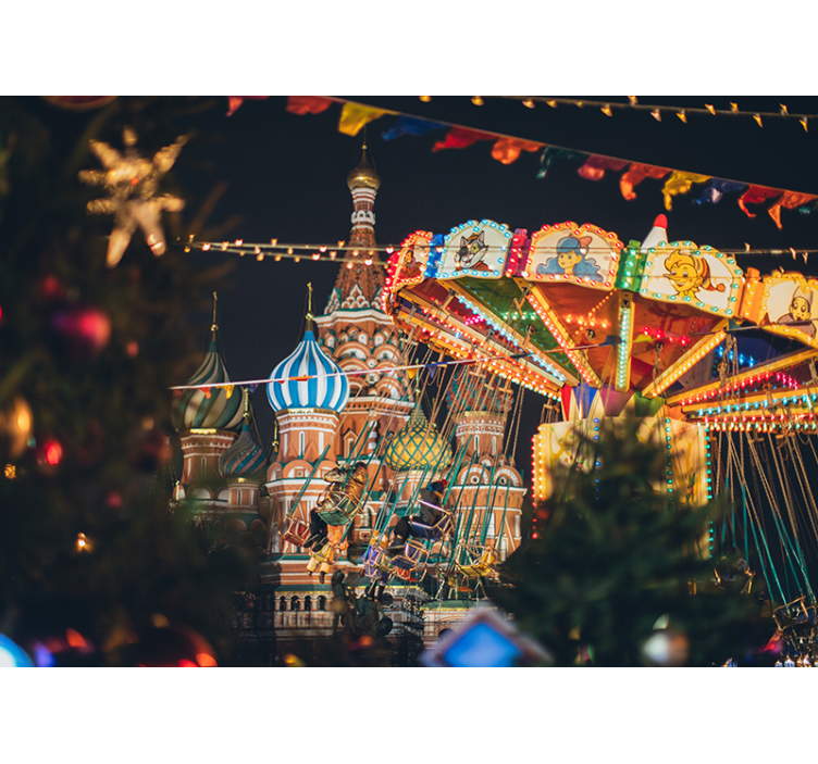 Fotomurais cidades e países carnaval de são basílio - TenStickers
