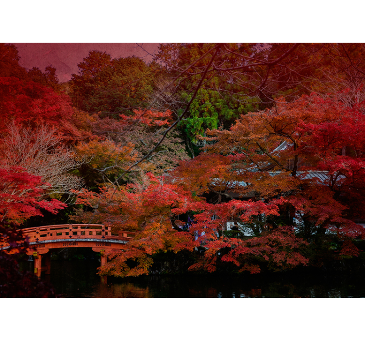 Fotomurais de paisagens Outono no japão - TenStickers