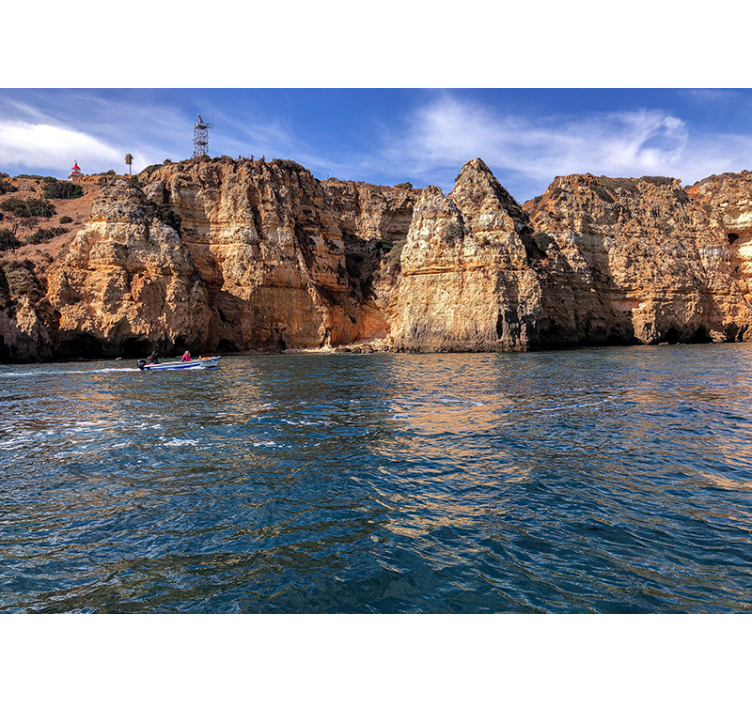 Fotomurais de paisagens estrutura rochosa à beira-mar - TenStickers