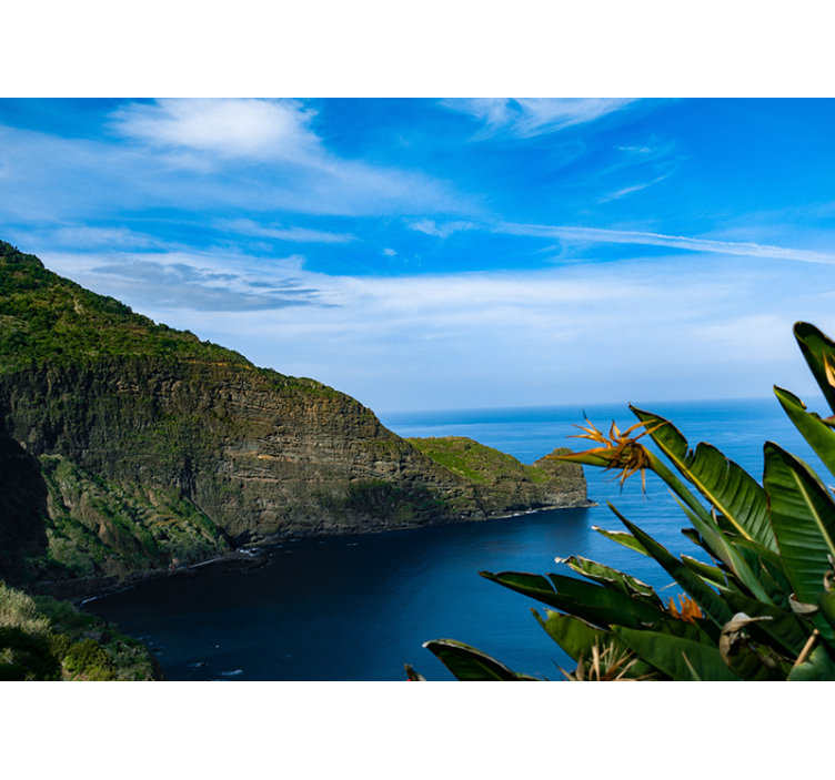 Fotomurais de paisagens vista de montanha à beira-mar - TenStickers