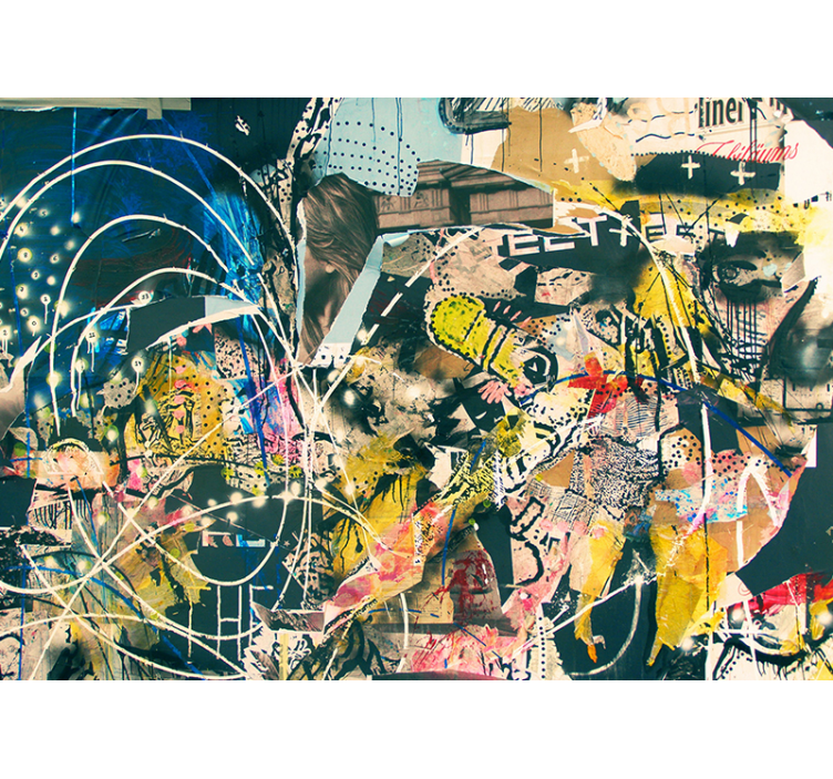 Mural de parede de arte urbana expressão artística de rua - TenStickers