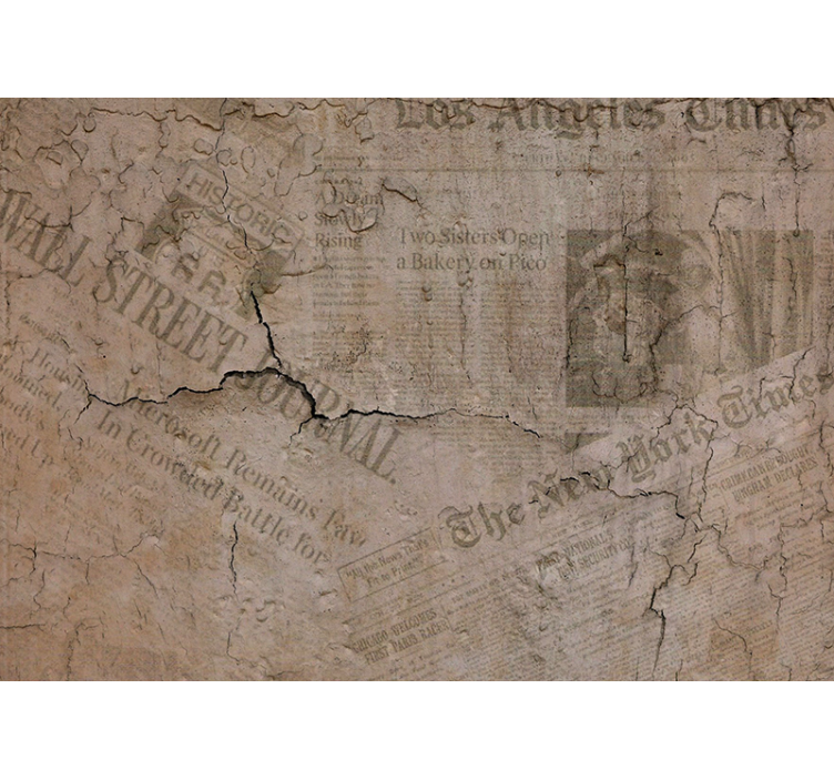 Mural de parede padrões e texturas textura envelhecida - TenStickers