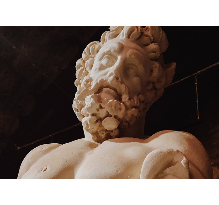 Murais de Parede Zeus em fundo preto - TenStickers