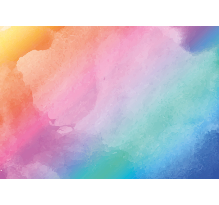 Fotomural para gabinete Respingo de tinta da cor da água - TenStickers