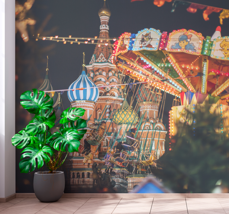 Fotomurais cidades e países carnaval de são basílio - TenStickers