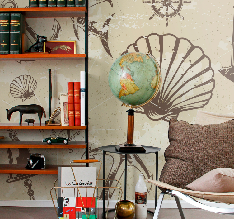 Fotomurais cidades e países elementos náuticos costeiros - TenStickers