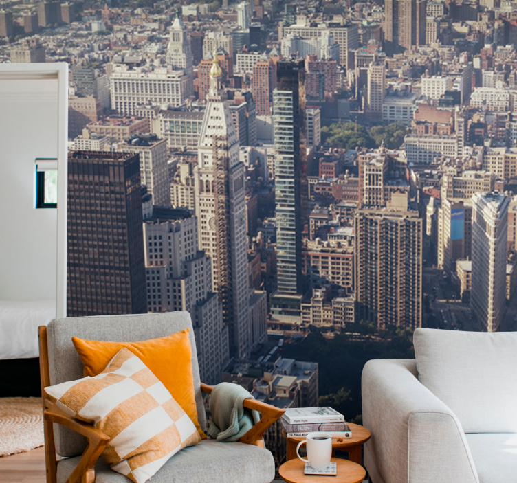 Fotomurais cidades e países vista urbana - TenStickers