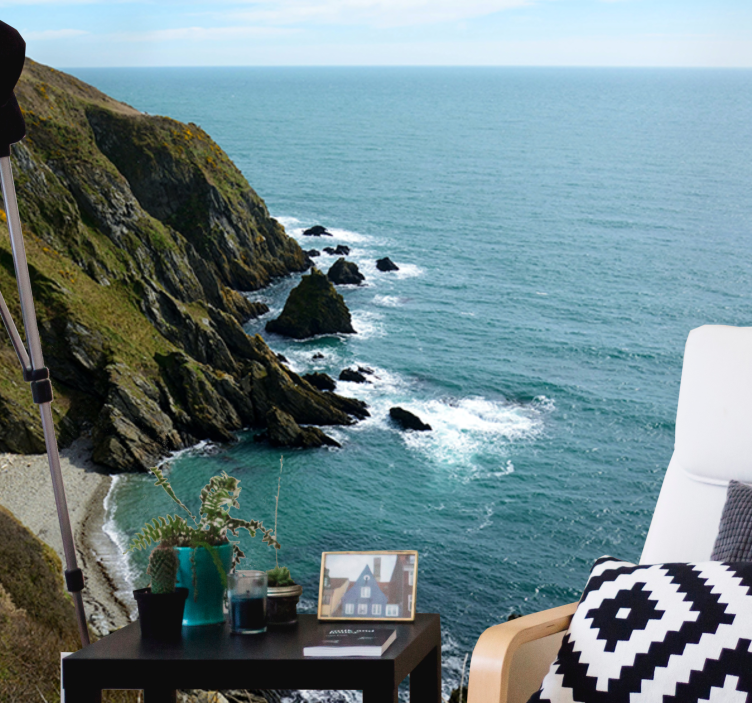 Fotomurais de paisagens estrutura de pedra à beira-mar - TenStickers