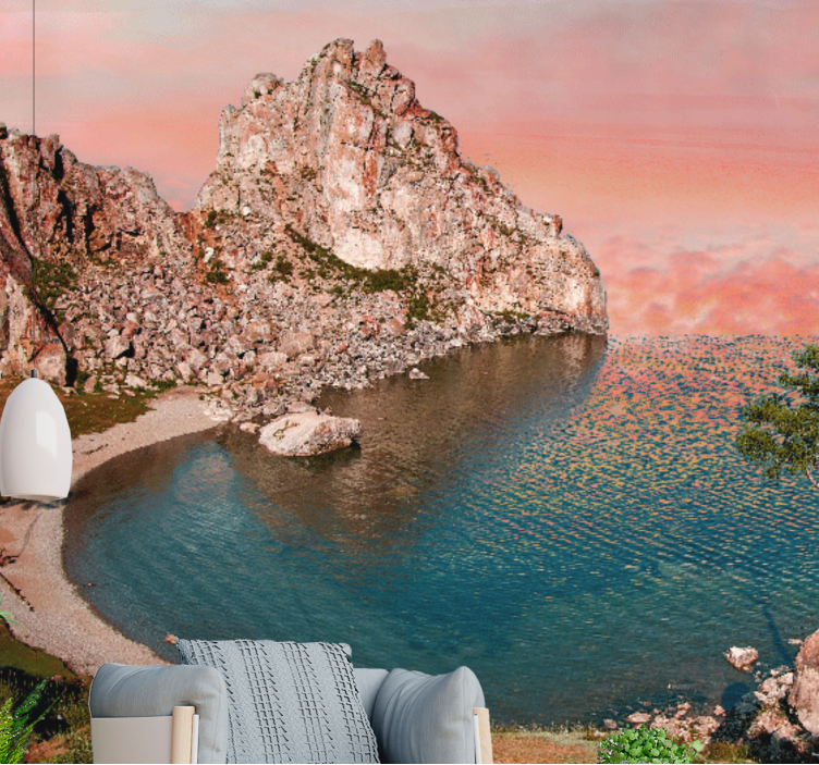 Fotomurais de paisagens perspectiva do oceano tranquilo - TenStickers