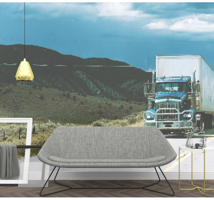 Murais de Parede Caminhão em belas paisagens - TenStickers