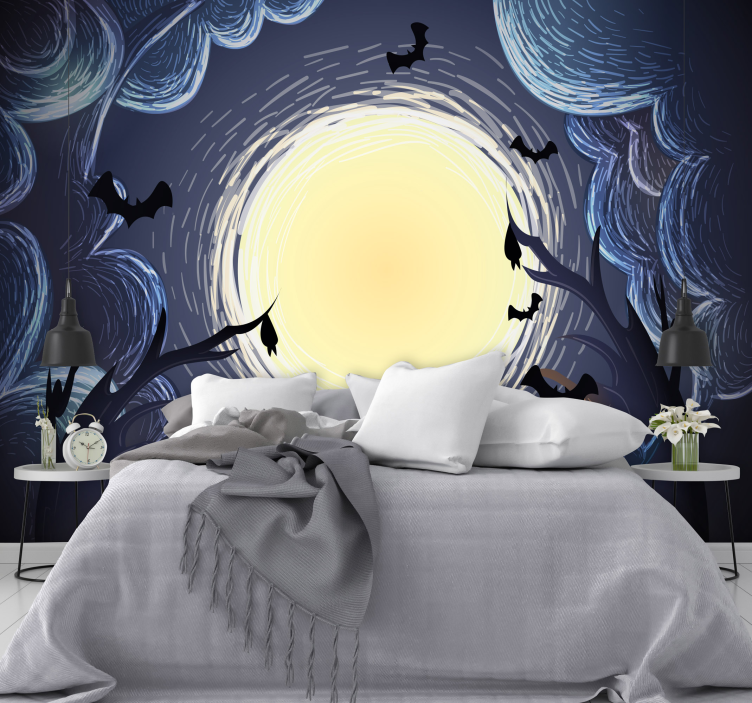 Murais de Parede Morcegos elegantes de halloween - TenStickers