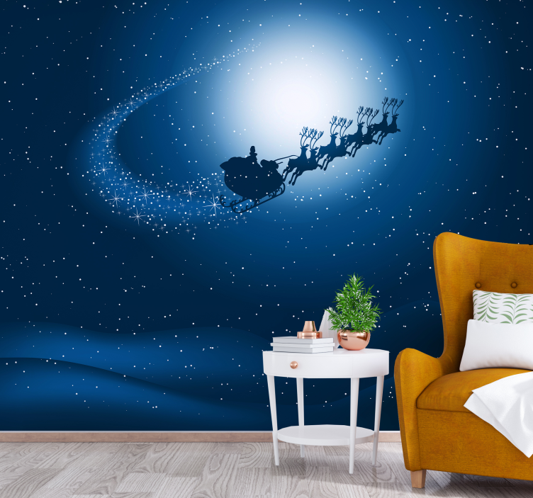 Murais de Parede Noite de natal com neve - TenStickers