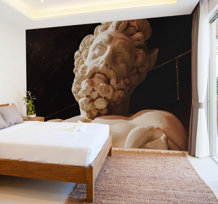 Murais de Parede Zeus em fundo preto - TenStickers