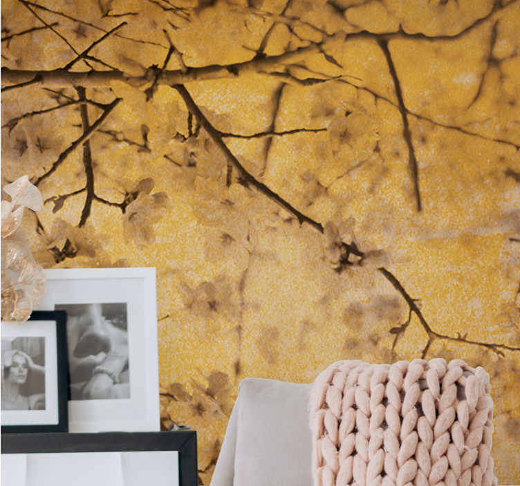 Fotomurais flores ramos de cerejeira - TenStickers