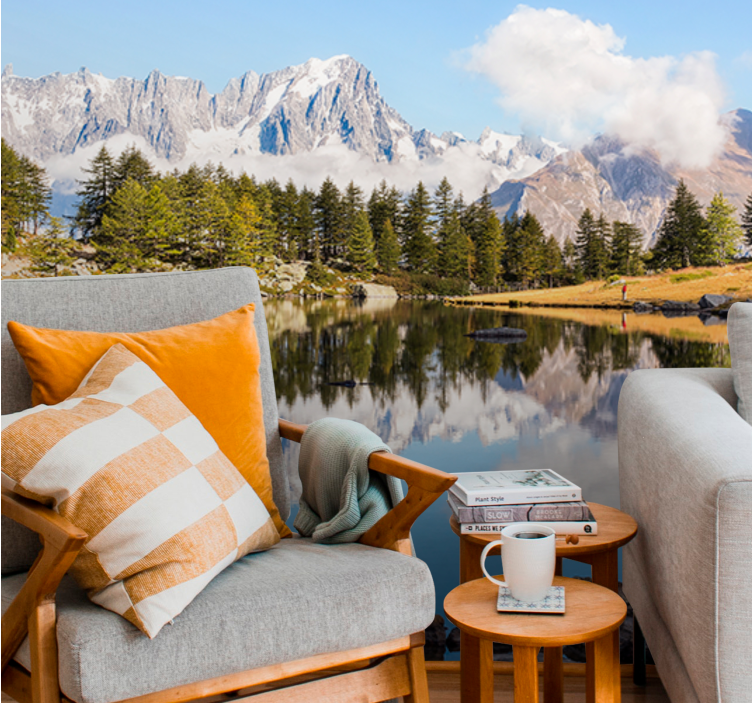 Fotomurais de paisagens Cores estéticas de paisagem colorida - TenStickers