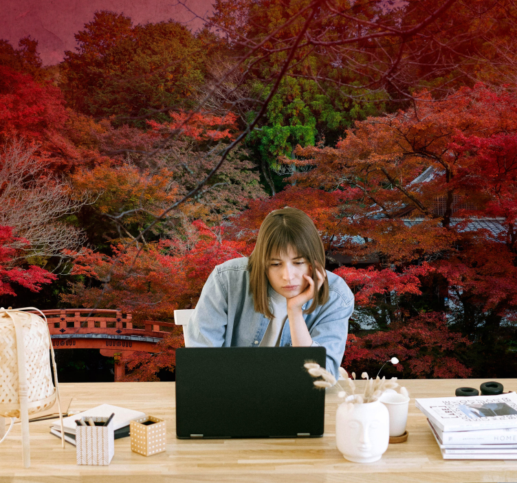 Fotomurais de paisagens Outono no japão - TenStickers