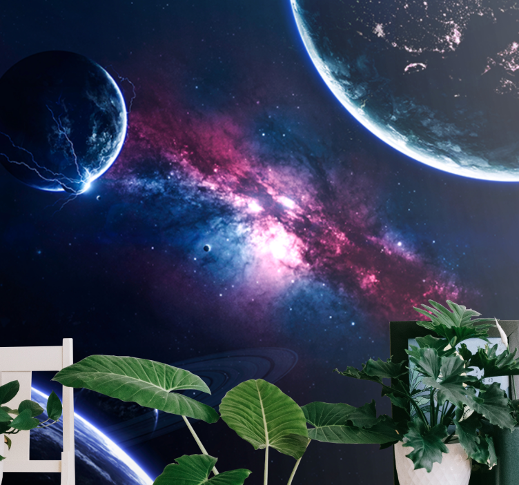 Fotomurais de paisagens Planetas no universo - TenStickers